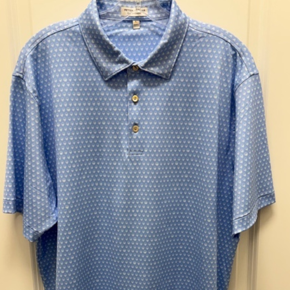 BRAND NEW- Peter Millar Men's Skull Design Golf Shirt